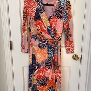 Anne Klein Pink and Black Dress